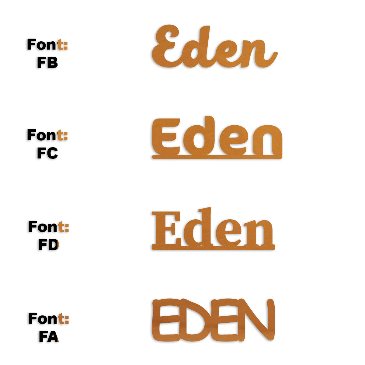 Custom-Fetti Girl - EDEN Orange