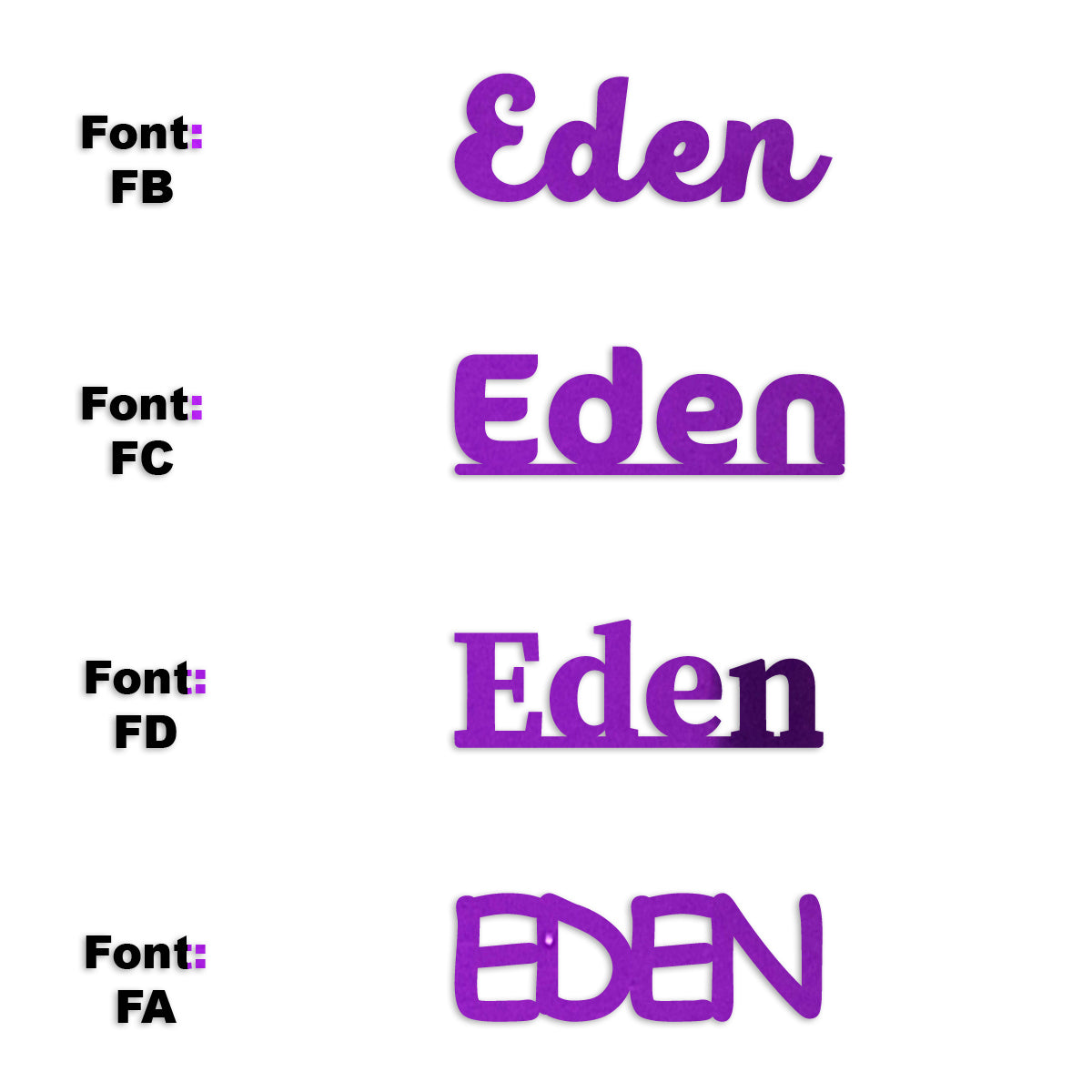 Custom-Fetti Girl - EDEN Purple
