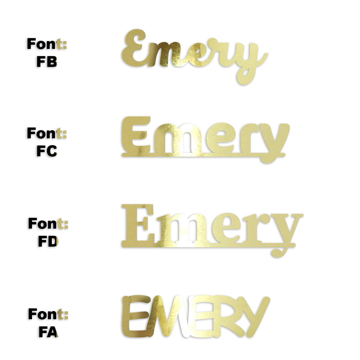 Custom-Fetti Girl - EMERY Gold